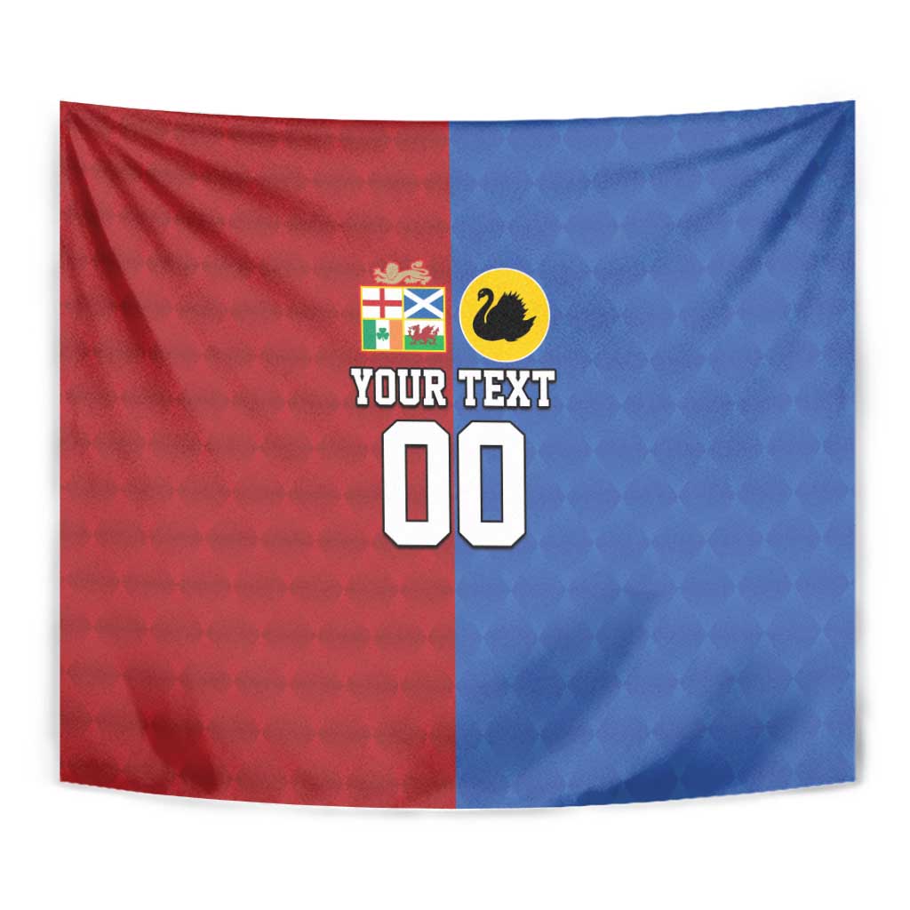 Custom British Lions Australia Western Force Tapestry Sporty Style