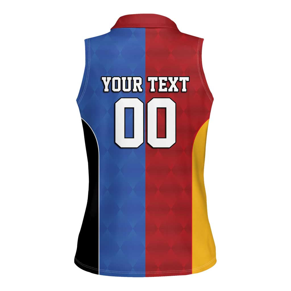 Custom British Lions Australia Western Force Women Sleeveless Polo Shirt Sporty Style