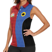 Custom British Lions Australia Western Force Women Sleeveless Polo Shirt Sporty Style