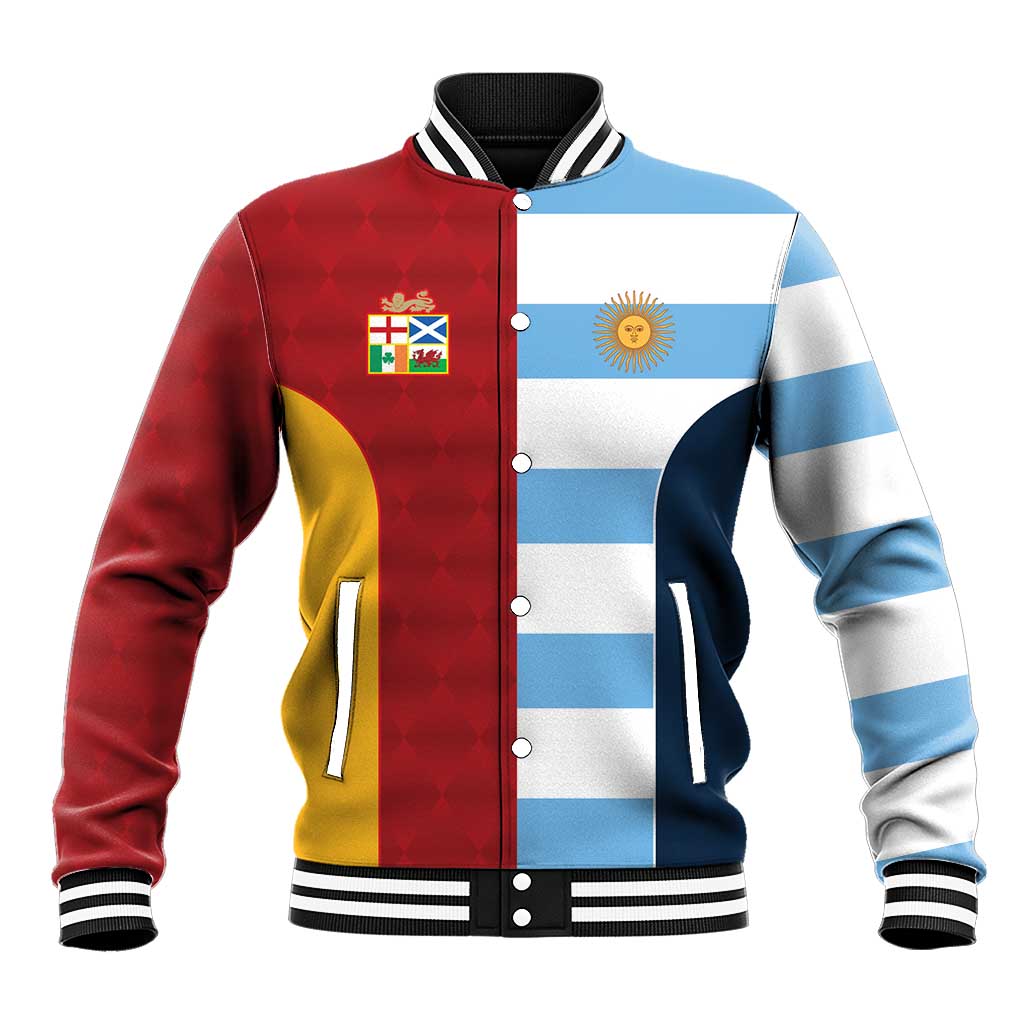 Custom British Lions-Argentina Baseball Jacket Sporty Style