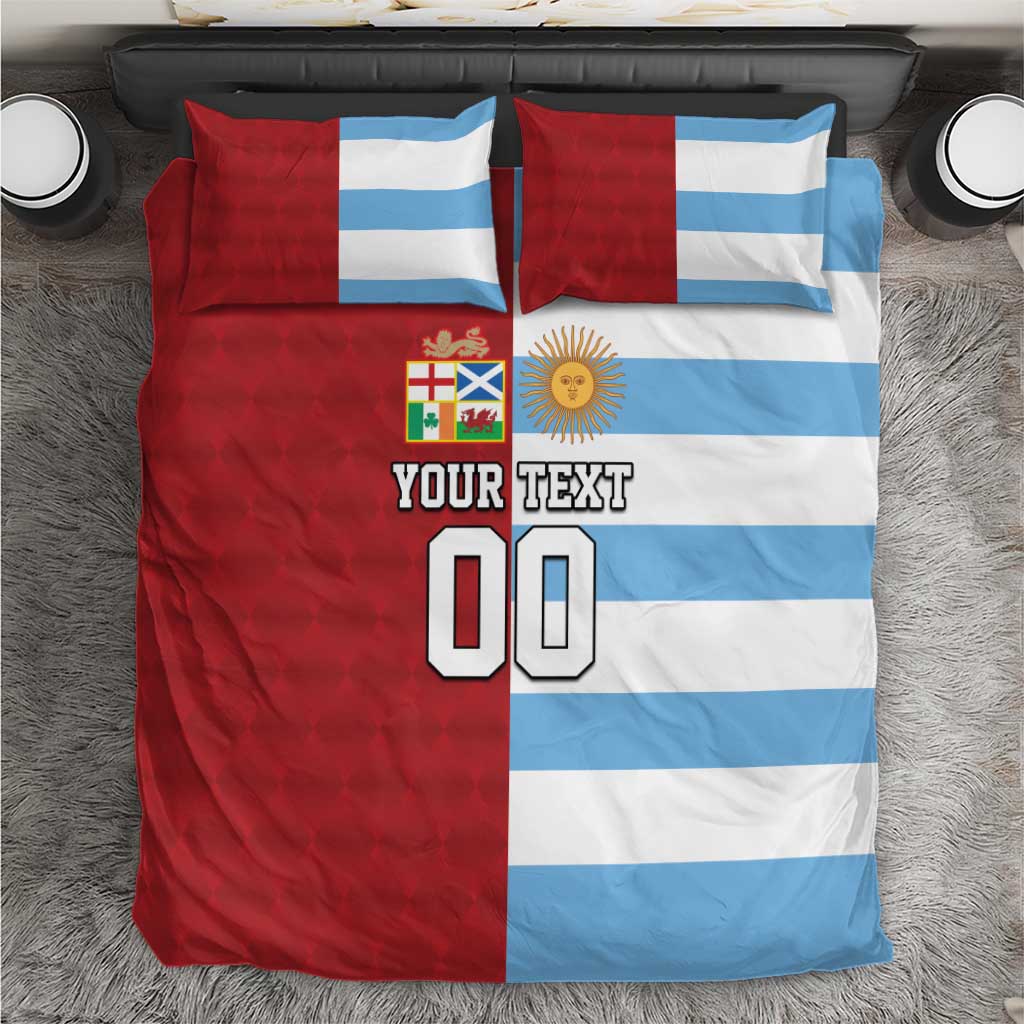 Custom British Lions-Argentina Bedding Set Sporty Style