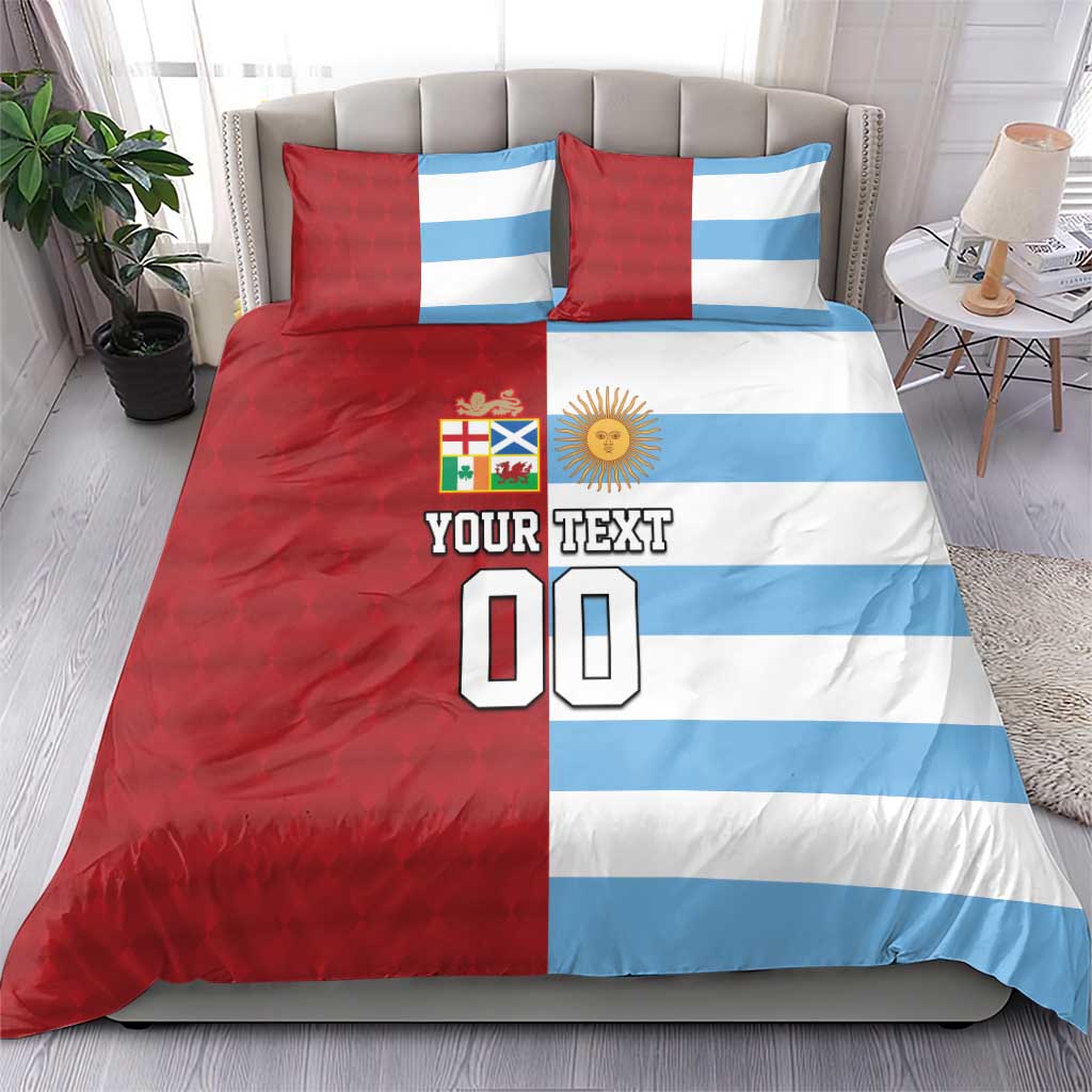 Custom British Lions-Argentina Bedding Set Sporty Style