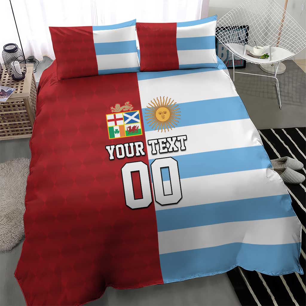 Custom British Lions-Argentina Bedding Set Sporty Style