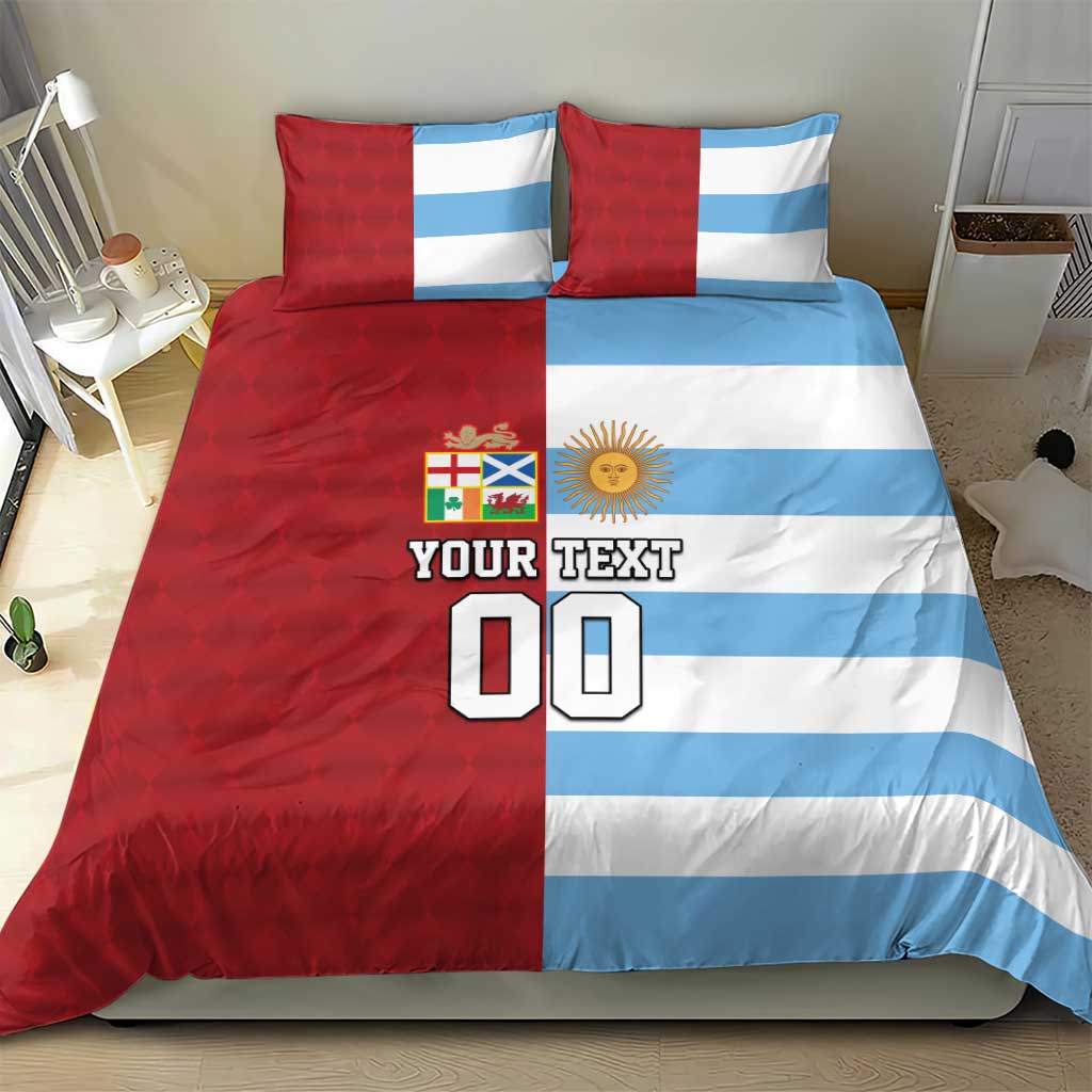 Custom British Lions-Argentina Bedding Set Sporty Style