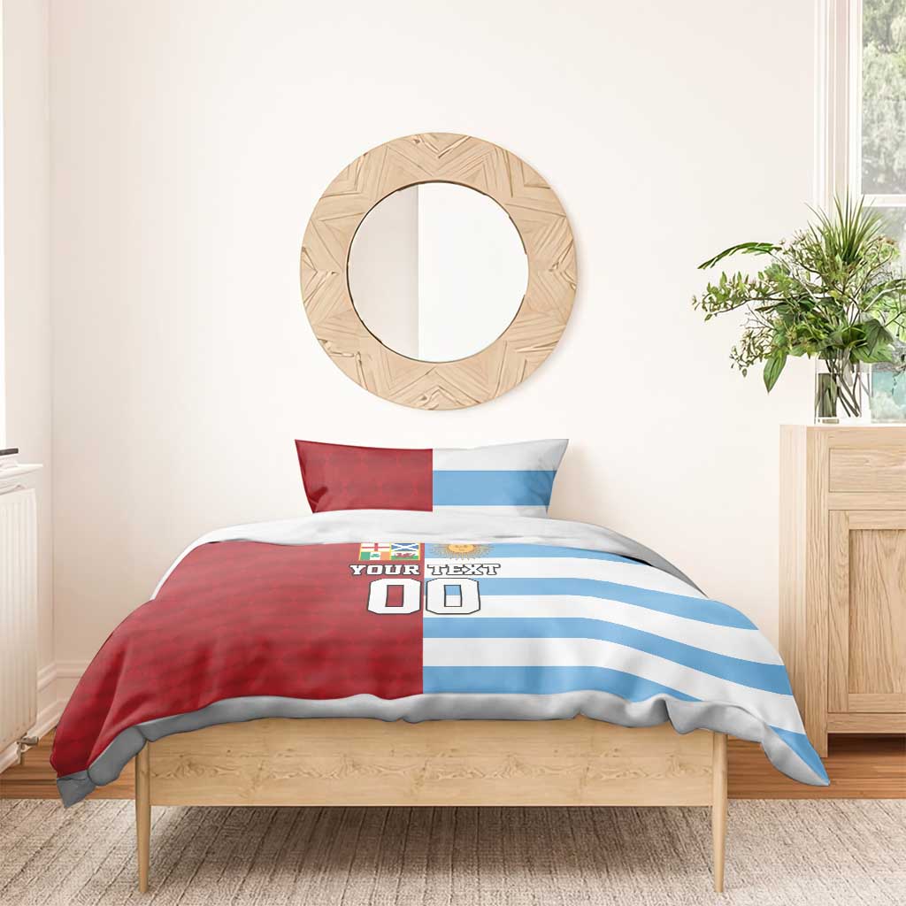 Custom British Lions-Argentina Bedding Set Sporty Style