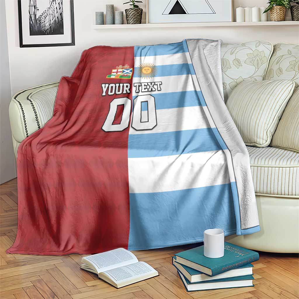 Custom British Lions-Argentina Blanket Sporty Style