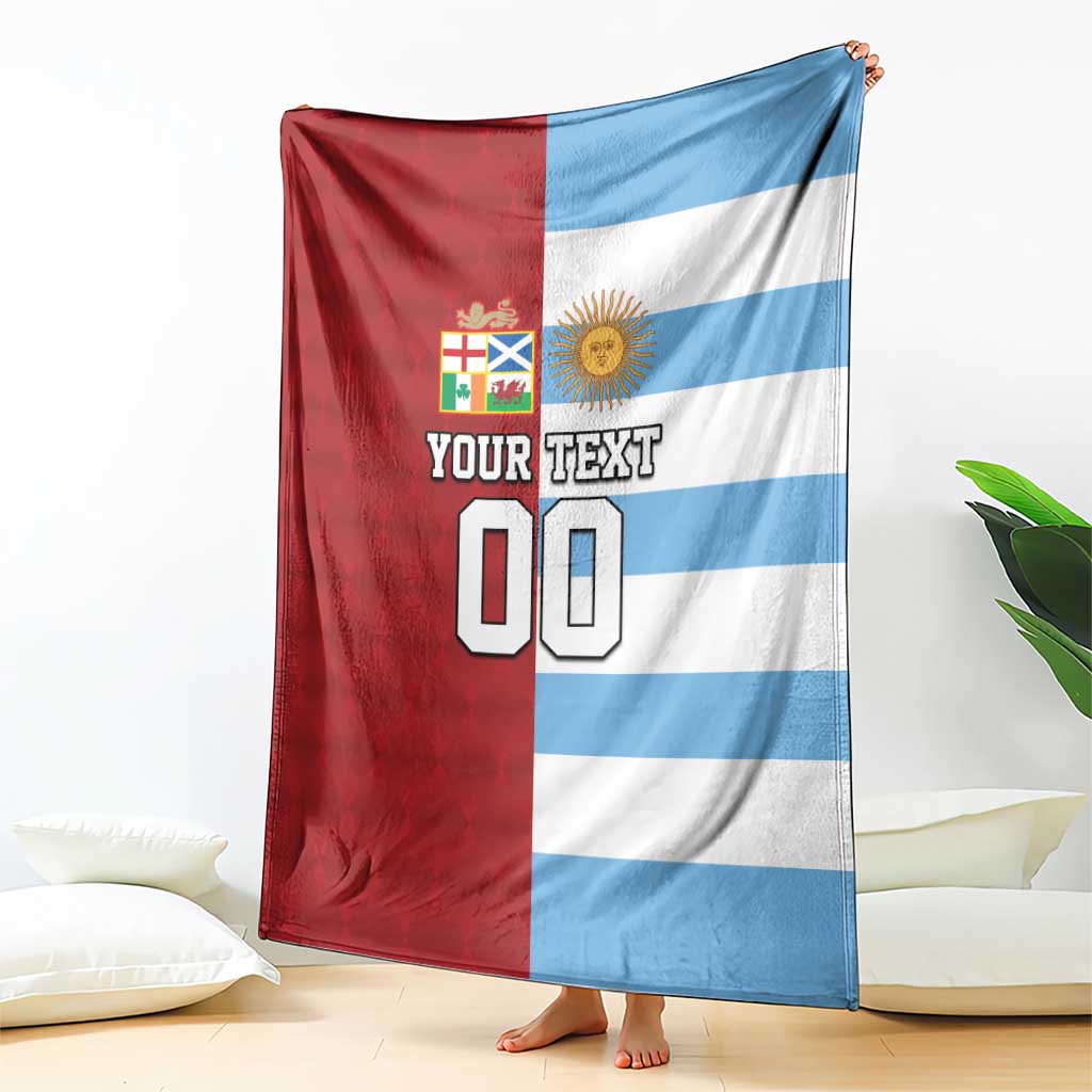 Custom British Lions-Argentina Blanket Sporty Style