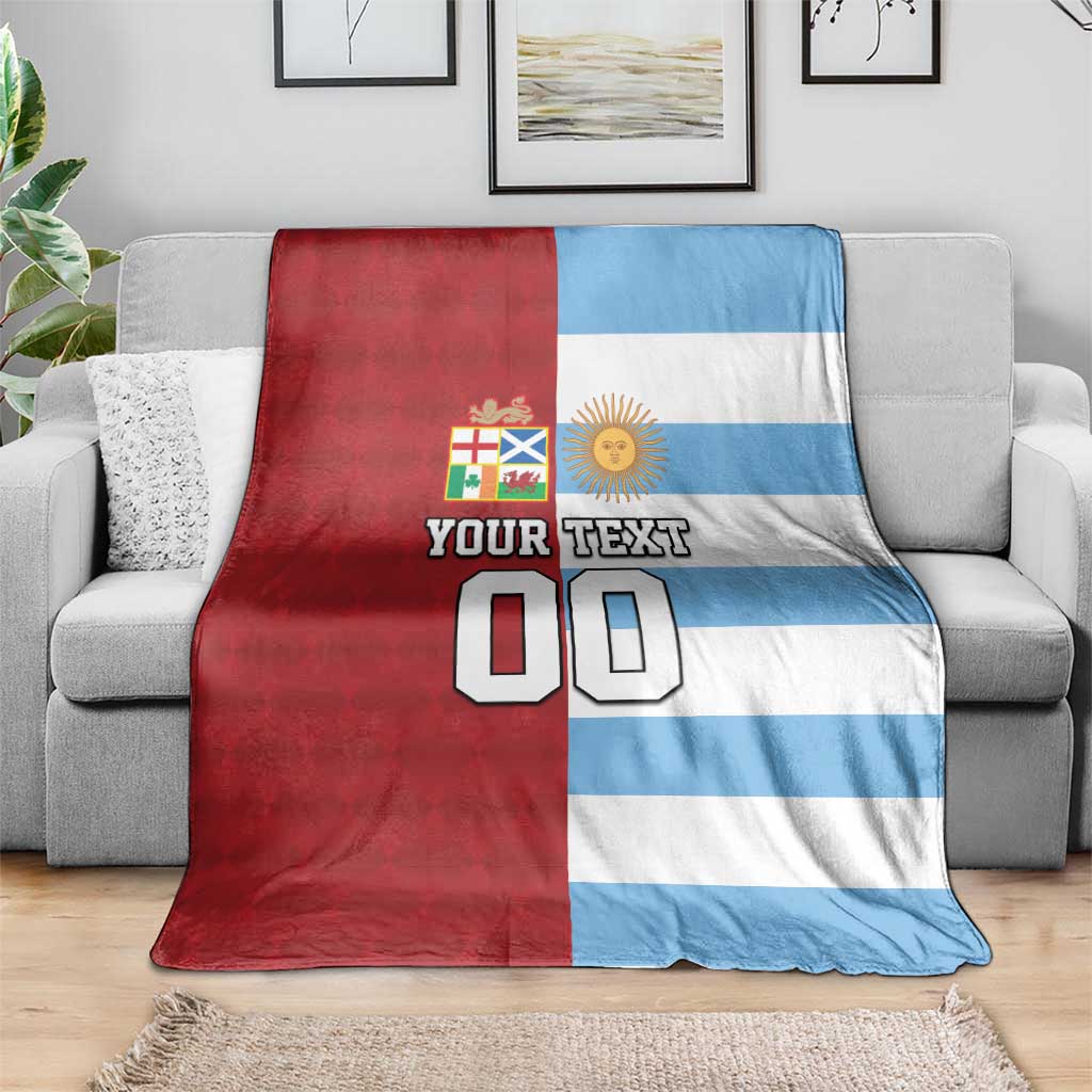 Custom British Lions-Argentina Blanket Sporty Style