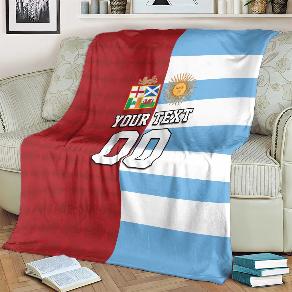 Custom British Lions-Argentina Blanket Sporty Style