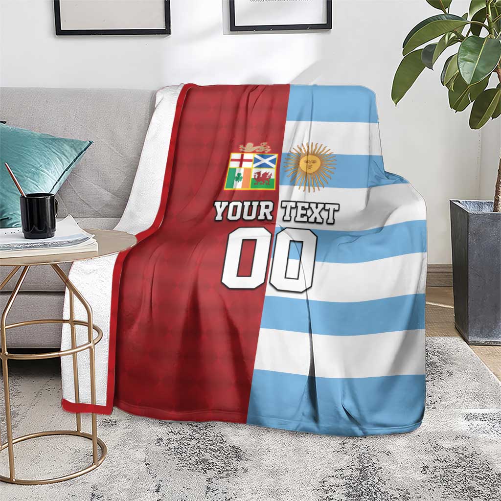Custom British Lions-Argentina Blanket Sporty Style