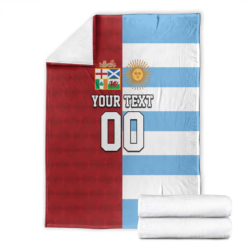 Custom British Lions-Argentina Blanket Sporty Style