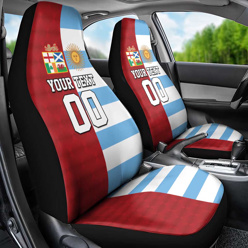 Custom British Lions-Argentina Car Seat Cover Sporty Style