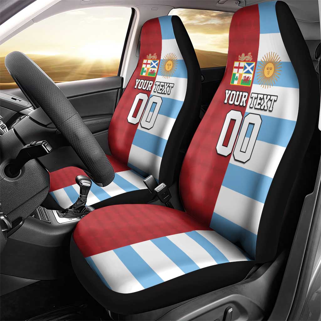Custom British Lions-Argentina Car Seat Cover Sporty Style