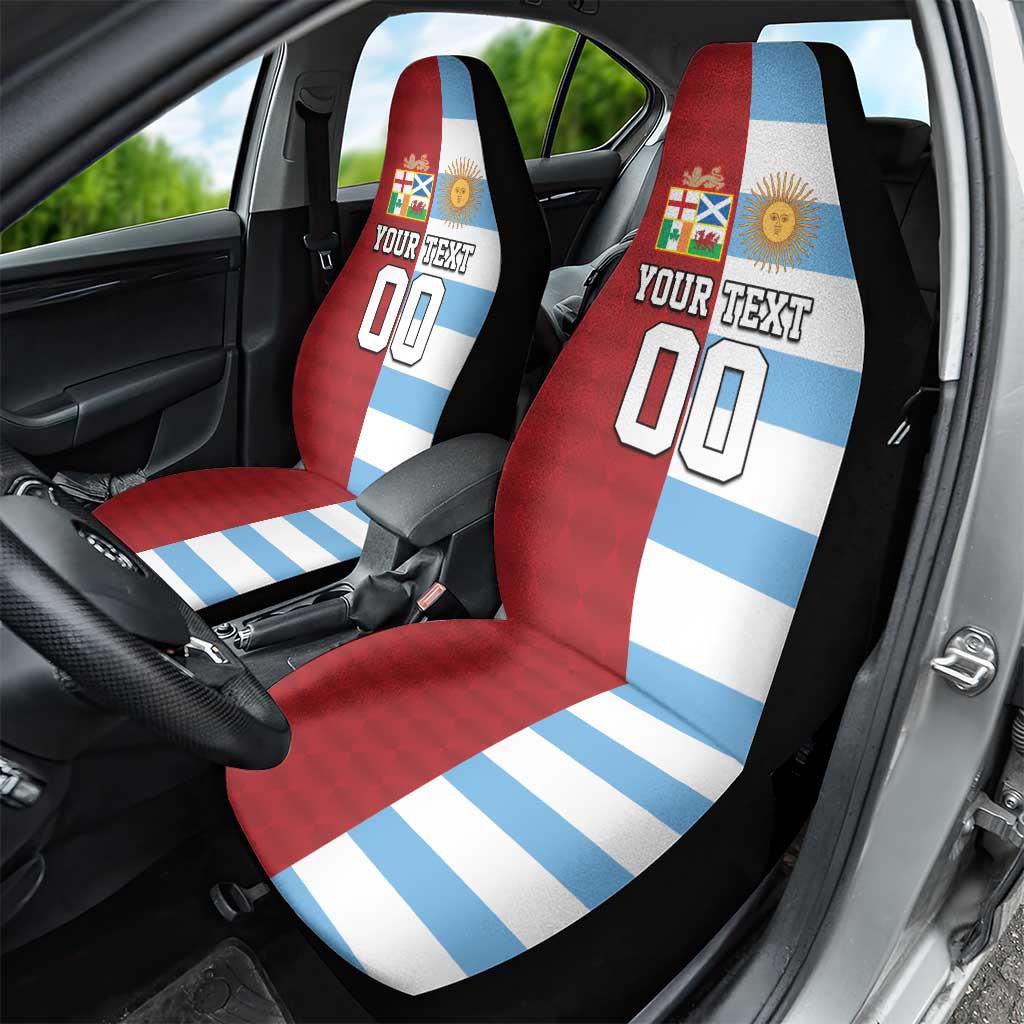 Custom British Lions-Argentina Car Seat Cover Sporty Style