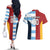 Custom British Lions-Argentina Couples Matching Off The Shoulder Long Sleeve Dress and Hawaiian Shirt Sporty Style