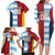 Custom British Lions-Argentina Family Matching Long Sleeve Bodycon Dress and Hawaiian Shirt Sporty Style