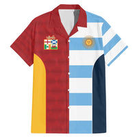 Custom British Lions-Argentina Family Matching Mermaid Dress and Hawaiian Shirt Sporty Style