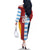 Custom British Lions-Argentina Family Matching Off The Shoulder Long Sleeve Dress and Hawaiian Shirt Sporty Style