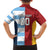 Custom British Lions-Argentina Family Matching Off Shoulder Maxi Dress and Hawaiian Shirt Sporty Style