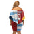 Custom British Lions-Argentina Family Matching Off Shoulder Short Dress and Hawaiian Shirt Sporty Style