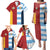 Custom British Lions-Argentina Family Matching Puletasi and Hawaiian Shirt Sporty Style