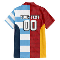 Custom British Lions-Argentina Family Matching Summer Maxi Dress and Hawaiian Shirt Sporty Style