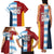 Custom British Lions-Argentina Family Matching Tank Maxi Dress and Hawaiian Shirt Sporty Style