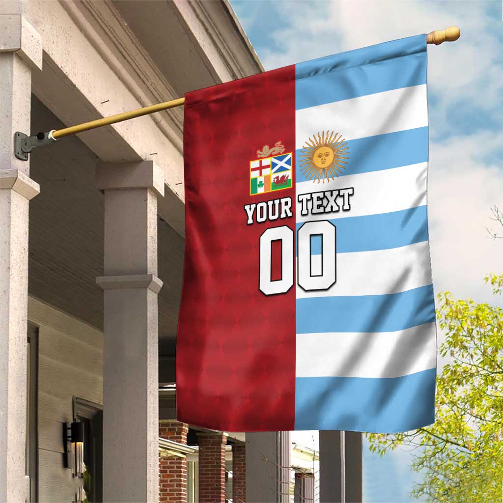 Custom British Lions-Argentina Garden Flag Sporty Style