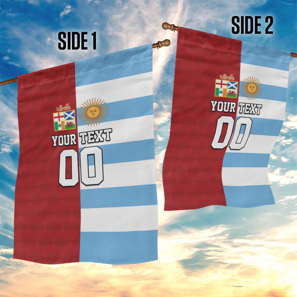 Custom British Lions-Argentina Garden Flag Sporty Style