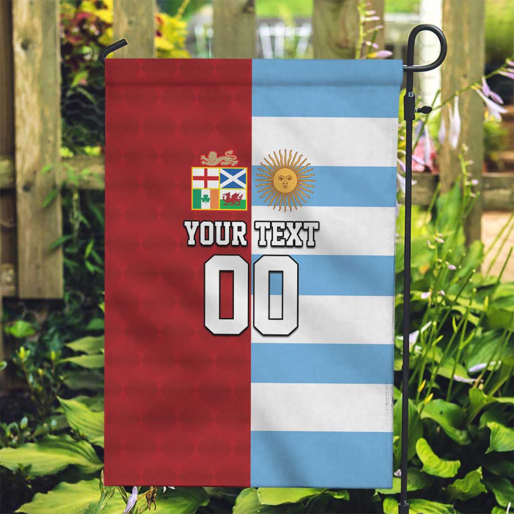 Custom British Lions-Argentina Garden Flag Sporty Style