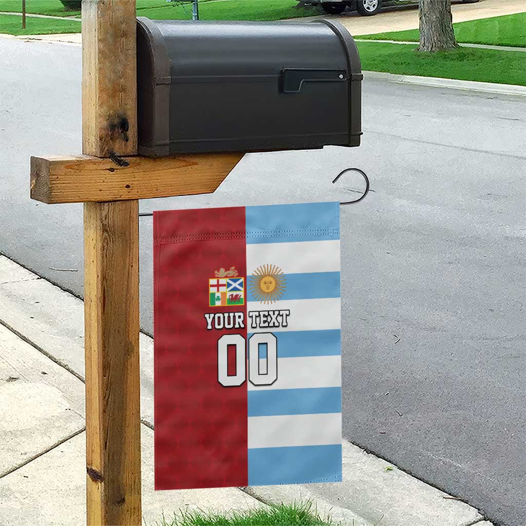 Custom British Lions-Argentina Garden Flag Sporty Style