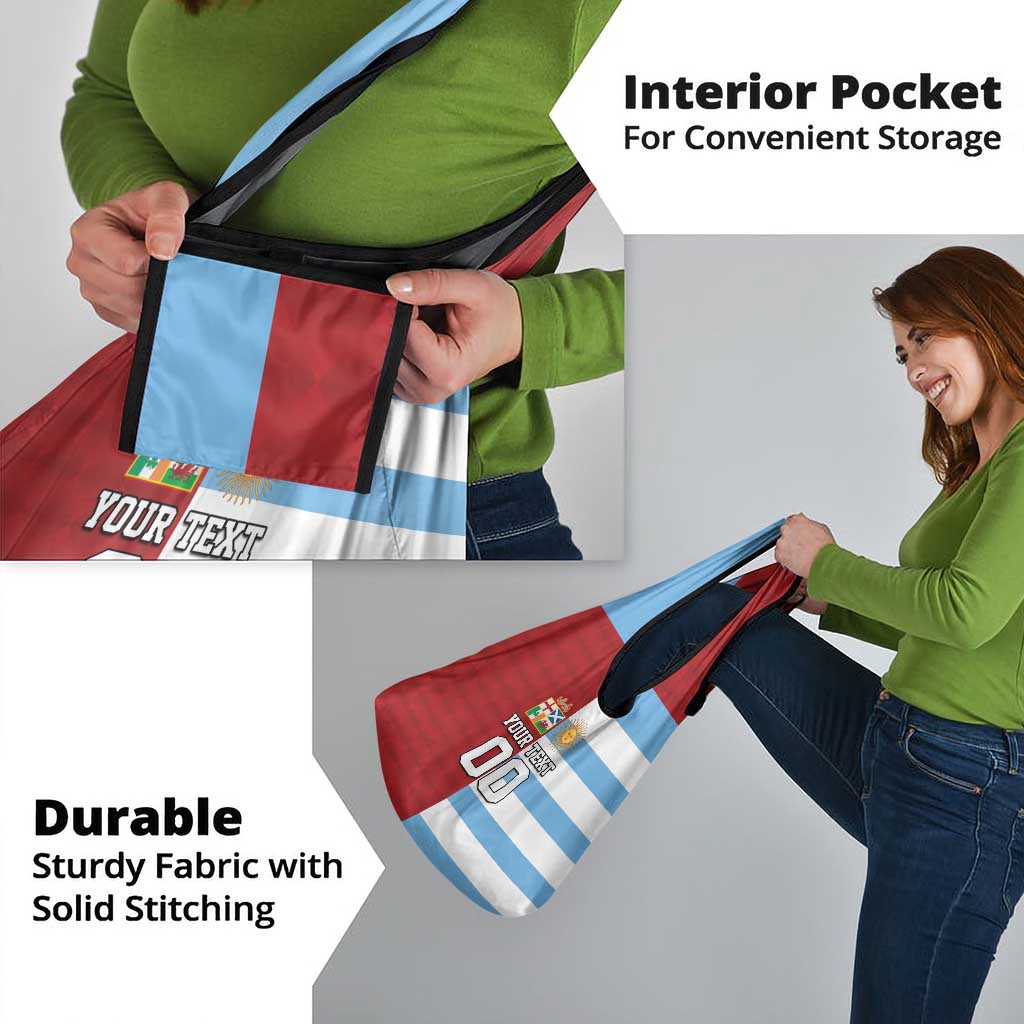 Custom British Lions-Argentina Grocery Bag Sporty Style