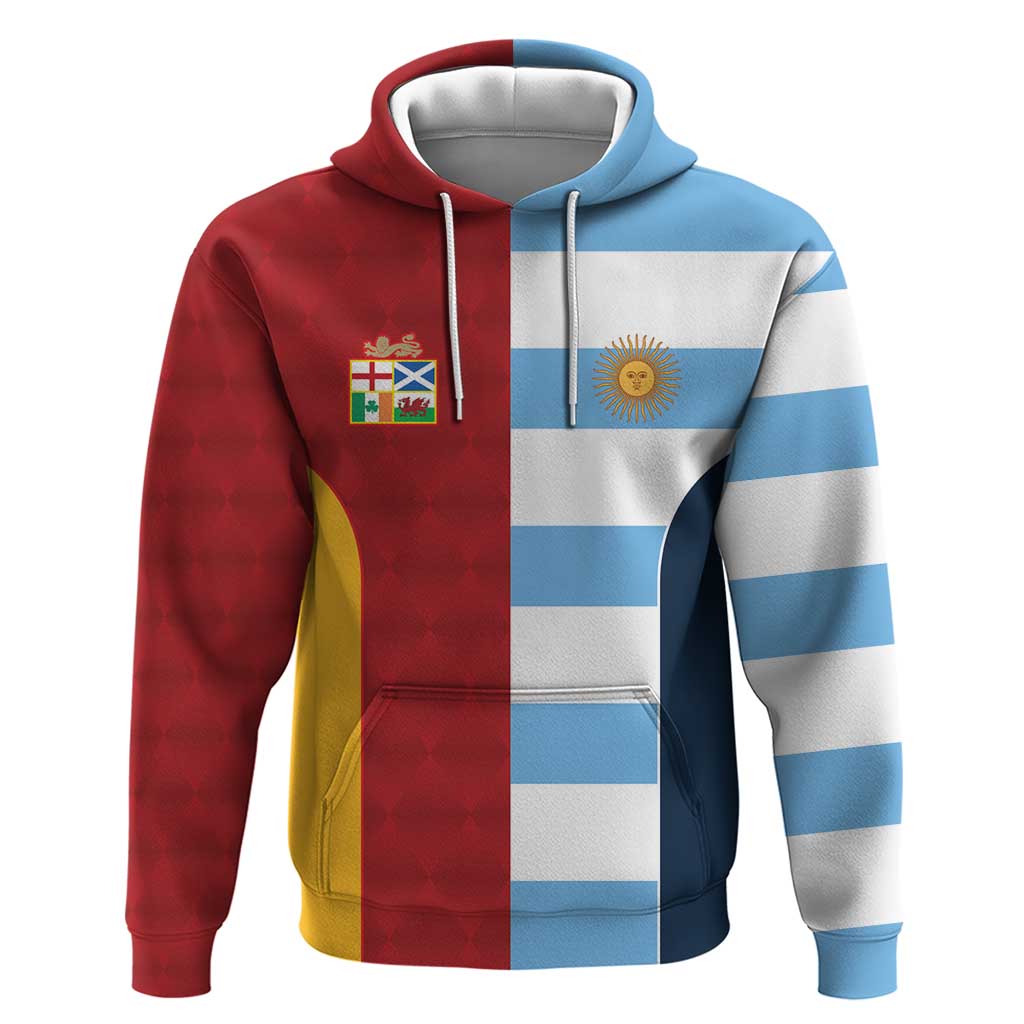 Custom British Lions-Argentina Hoodie Sporty Style