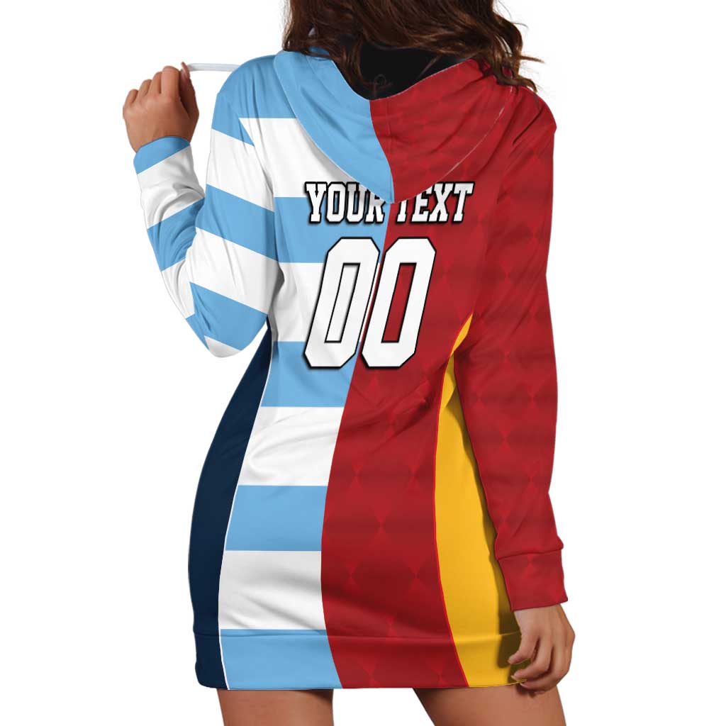 Custom British Lions-Argentina Hoodie Dress Sporty Style