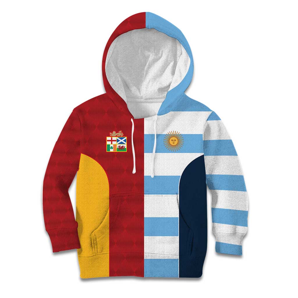 Custom British Lions-Argentina Kid Hoodie Sporty Style