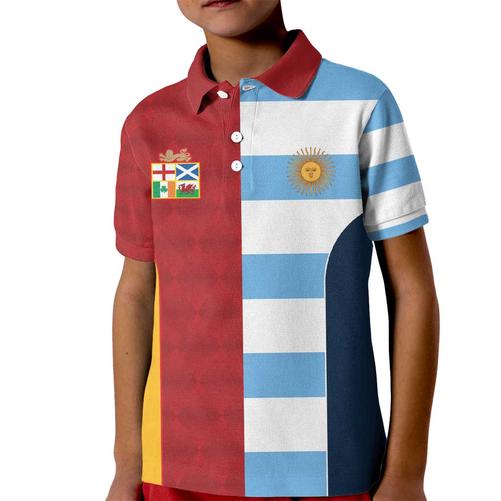 Custom British Lions-Argentina Kid Polo Shirt Sporty Style