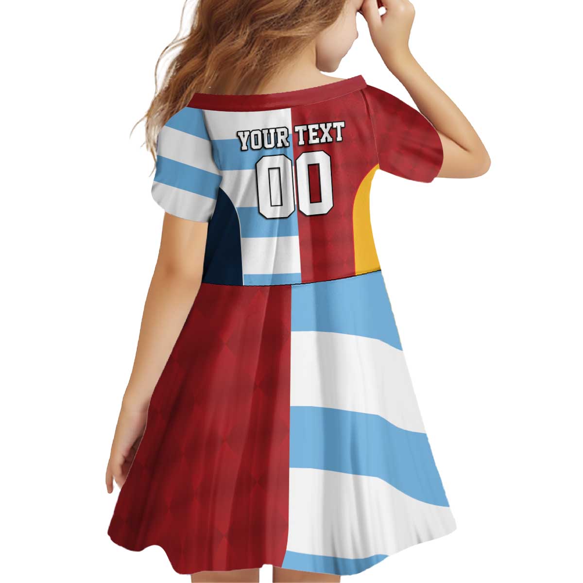 Custom British Lions-Argentina Kid Short Sleeve Dress Sporty Style