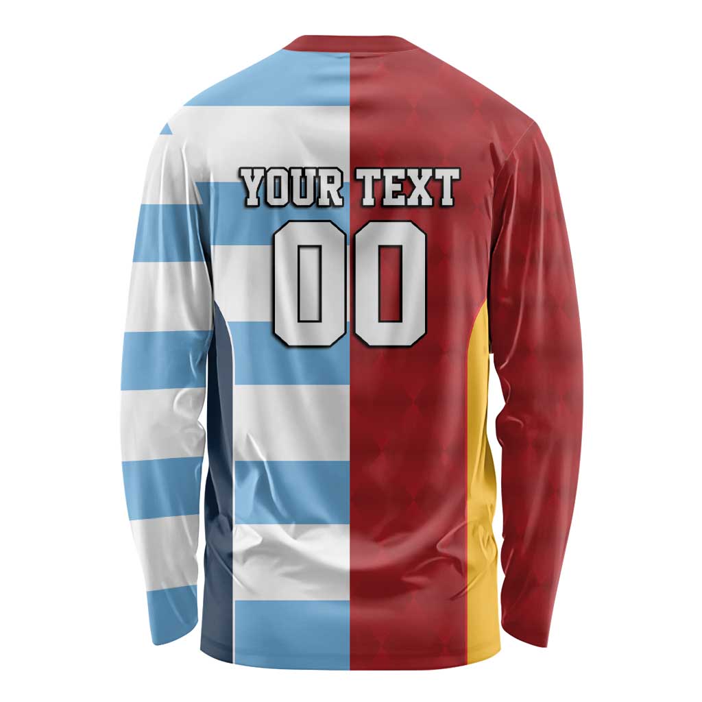 Custom British Lions-Argentina Long Sleeve Shirt Sporty Style