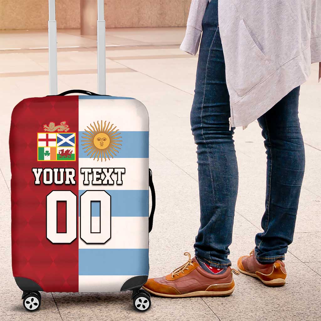 Custom British Lions-Argentina Luggage Cover Sporty Style