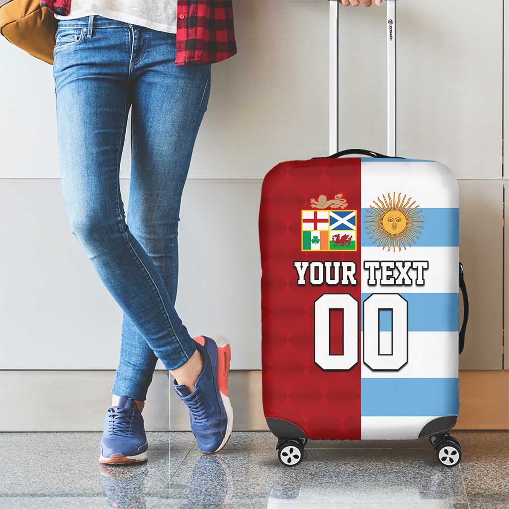 Custom British Lions-Argentina Luggage Cover Sporty Style