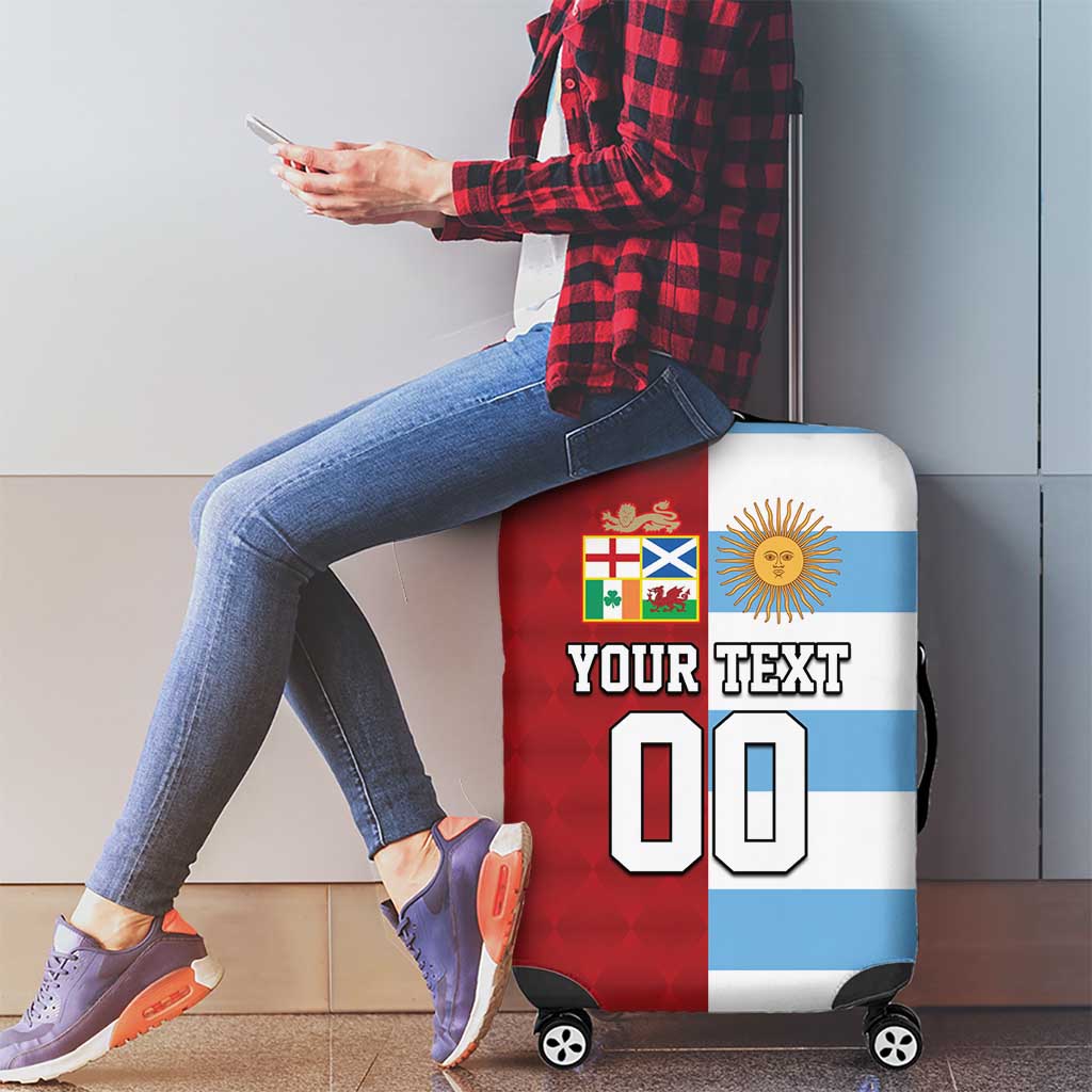 Custom British Lions-Argentina Luggage Cover Sporty Style