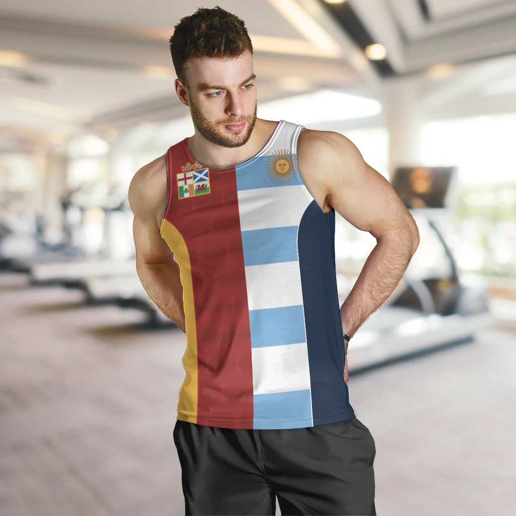 Custom British Lions-Argentina Men Tank Top Sporty Style