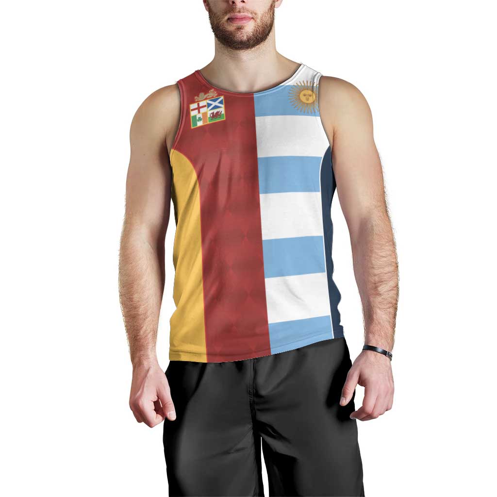 Custom British Lions-Argentina Men Tank Top Sporty Style
