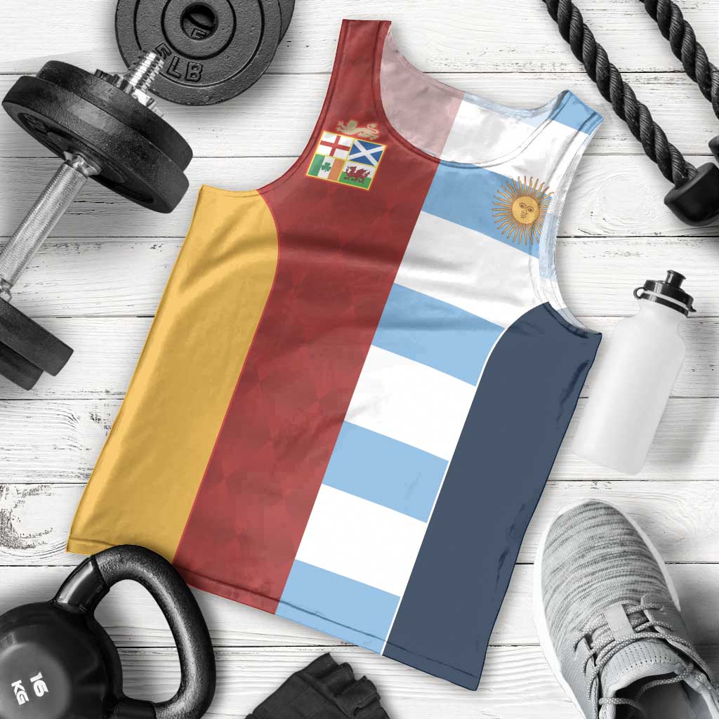 Custom British Lions-Argentina Men Tank Top Sporty Style