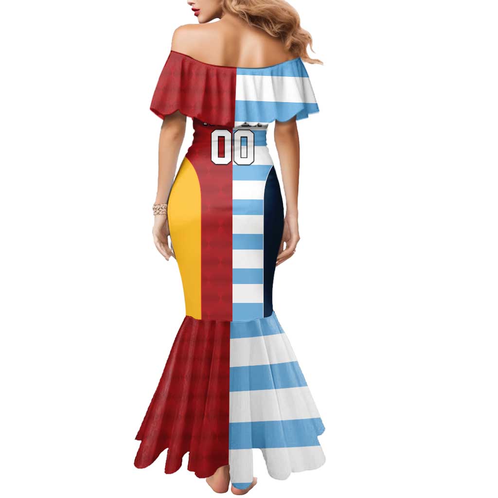 Custom British Lions-Argentina Mermaid Dress Sporty Style