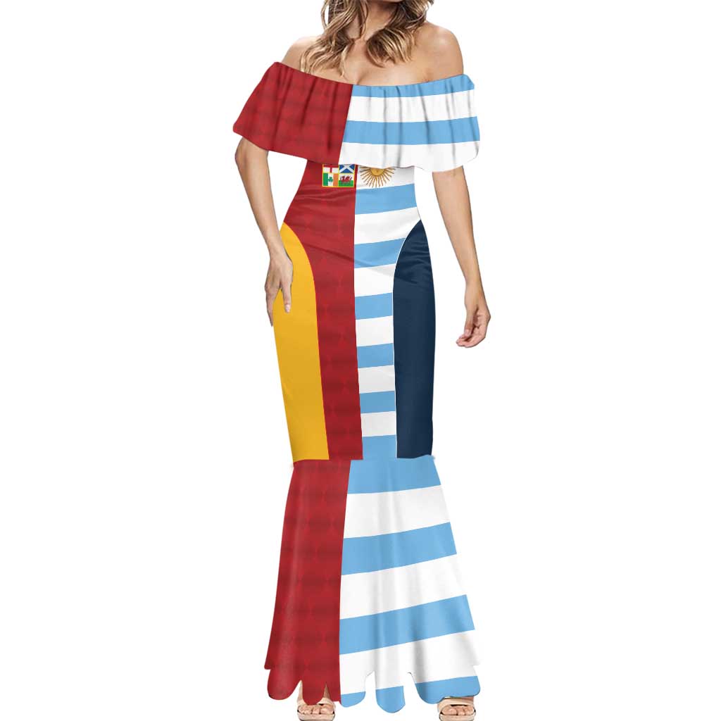 Custom British Lions-Argentina Mermaid Dress Sporty Style