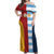 Custom British Lions-Argentina Off Shoulder Maxi Dress Sporty Style