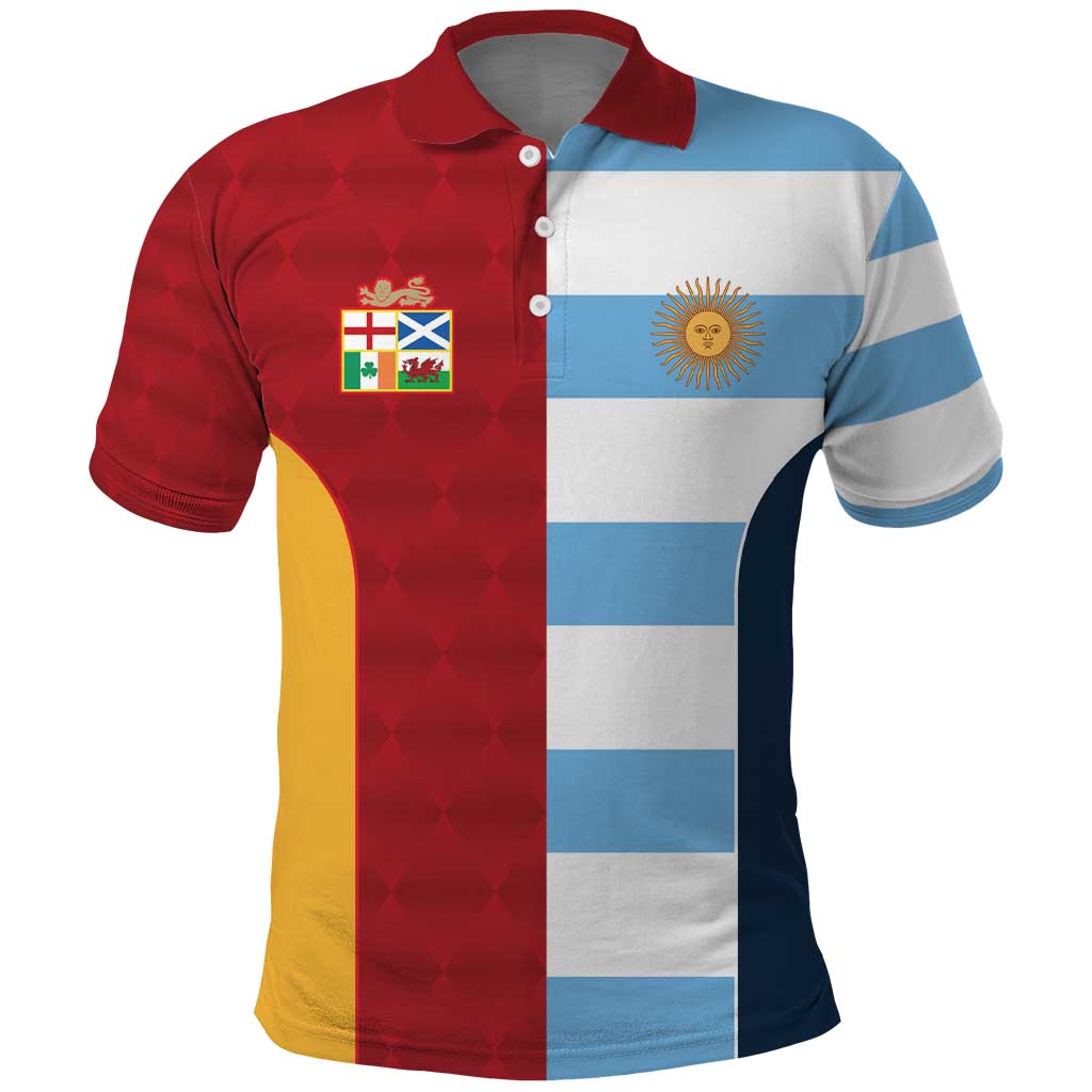 Custom British Lions-Argentina Polo Shirt Sporty Style