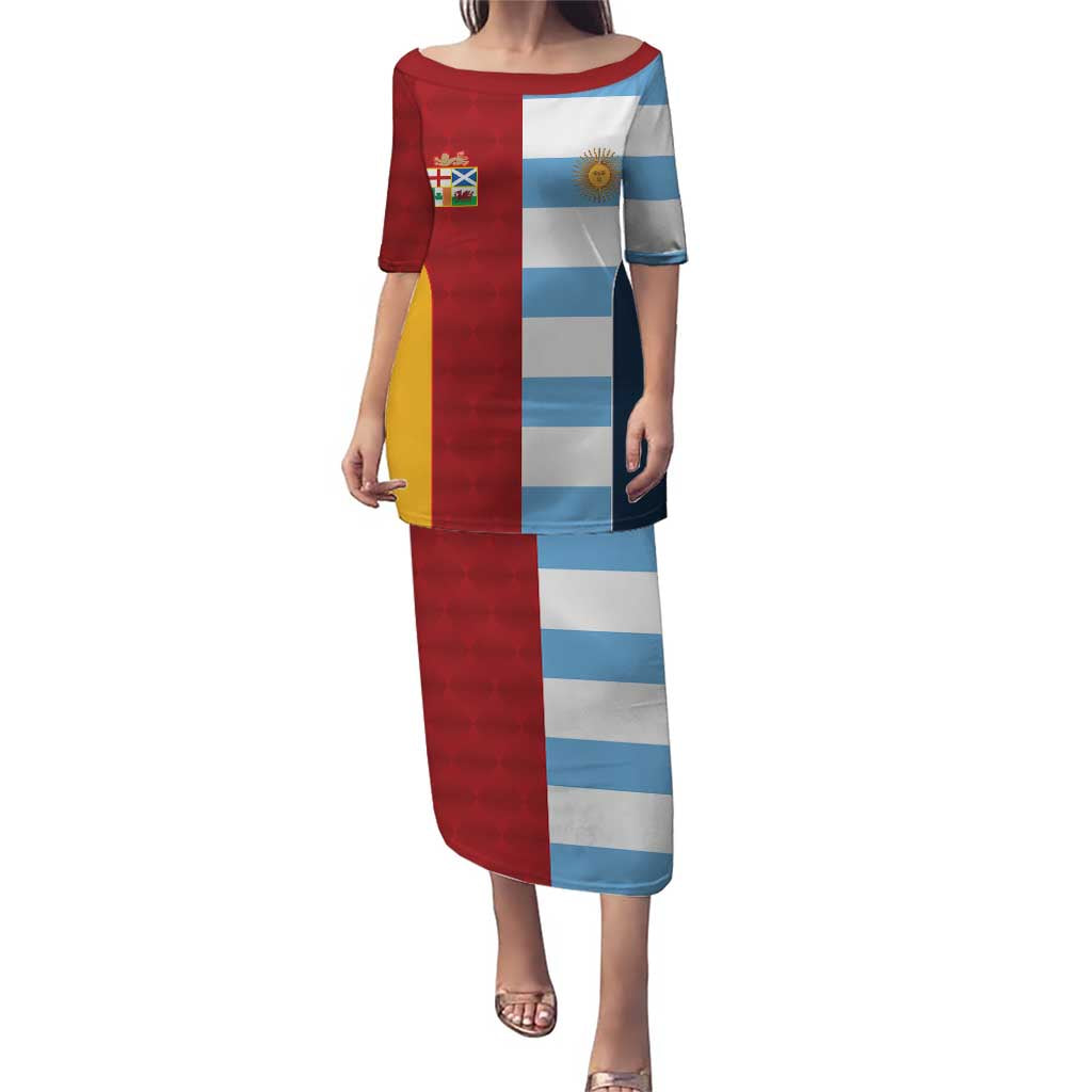 Custom British Lions-Argentina Puletasi Sporty Style