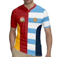 Custom British Lions-Argentina Rugby Jersey Sporty Style